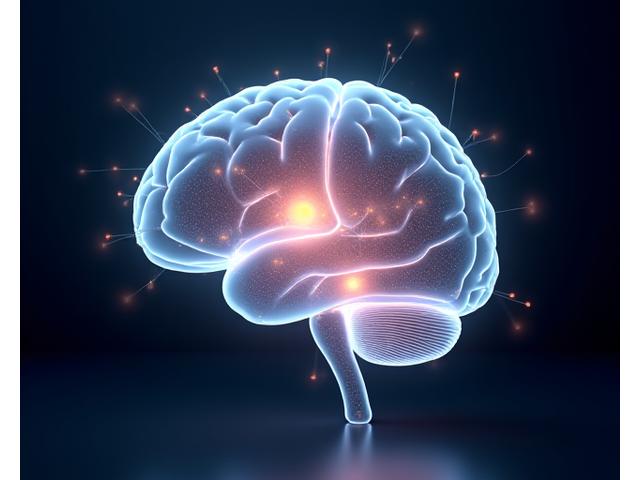 Visualizzazione interattiva del cervello con aree illuminate dalla mindfulness